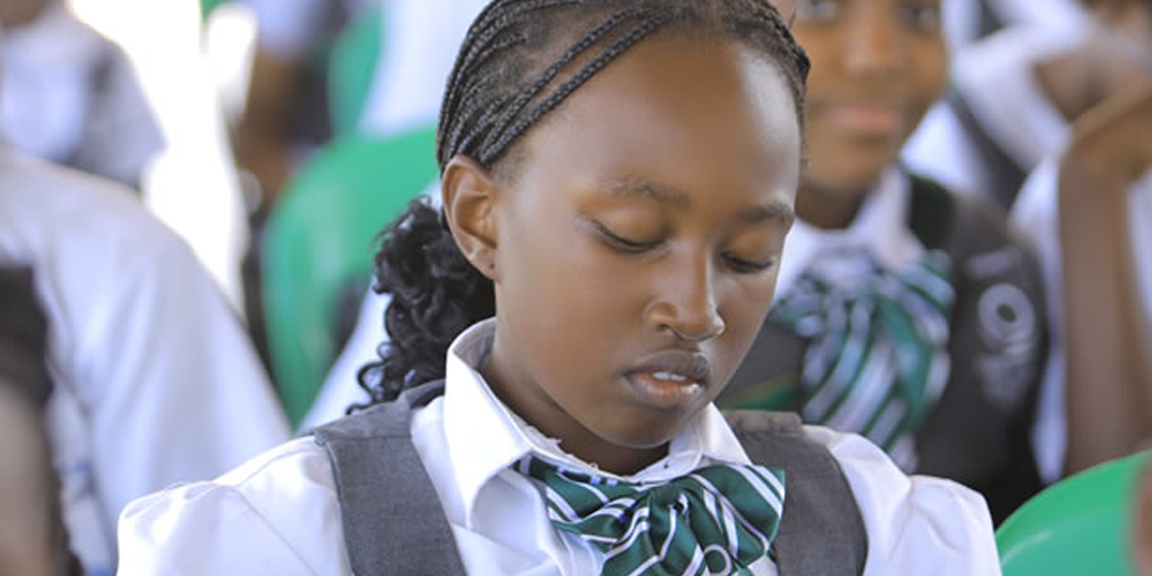 A pupil enjoying an Art class